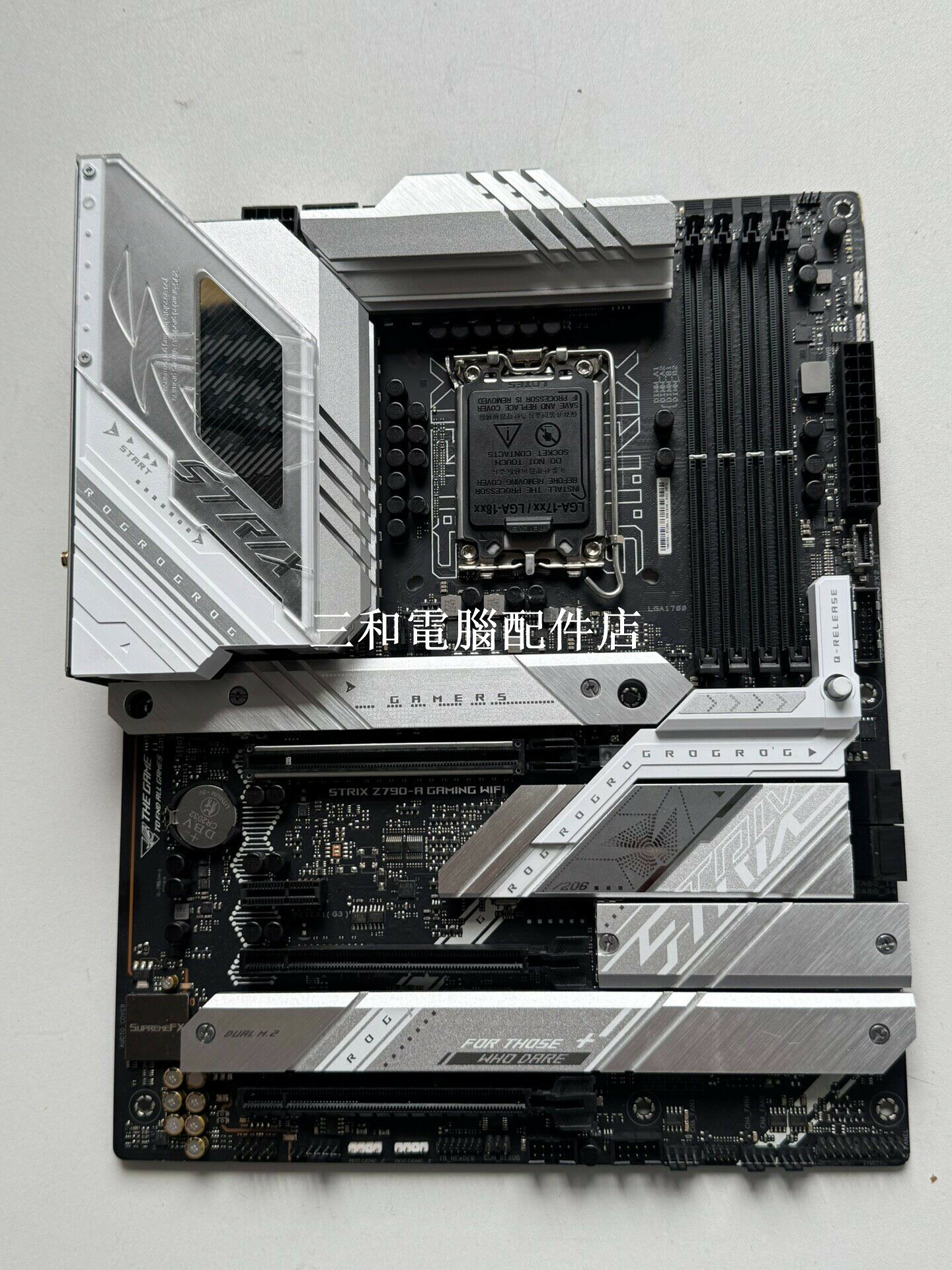 華碩STRIX Z790-A GAMING WIFI 吹雪系列 ATX大板 12-14代處理器 DDR5記憶體 神光同步 新成色 主機板