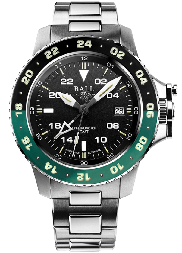 BALL 波爾錶 Engineer GMT II機械錶(DG2118C-S11C-BK)-40mm-黑麵鋼帶【刷卡回饋 分期0利率】【APP下單點數13倍送】