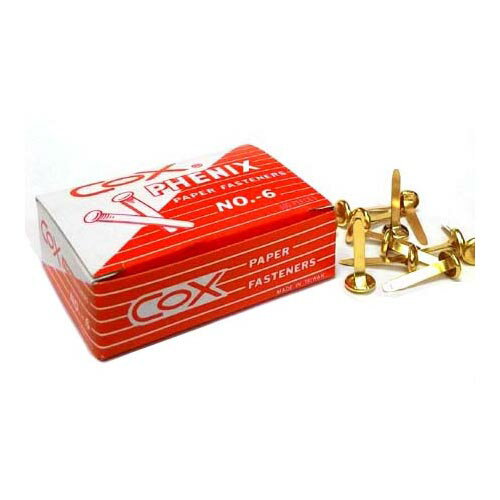 COX 三燕 雙腳釘 2cm 100支 /小盒 NO.6