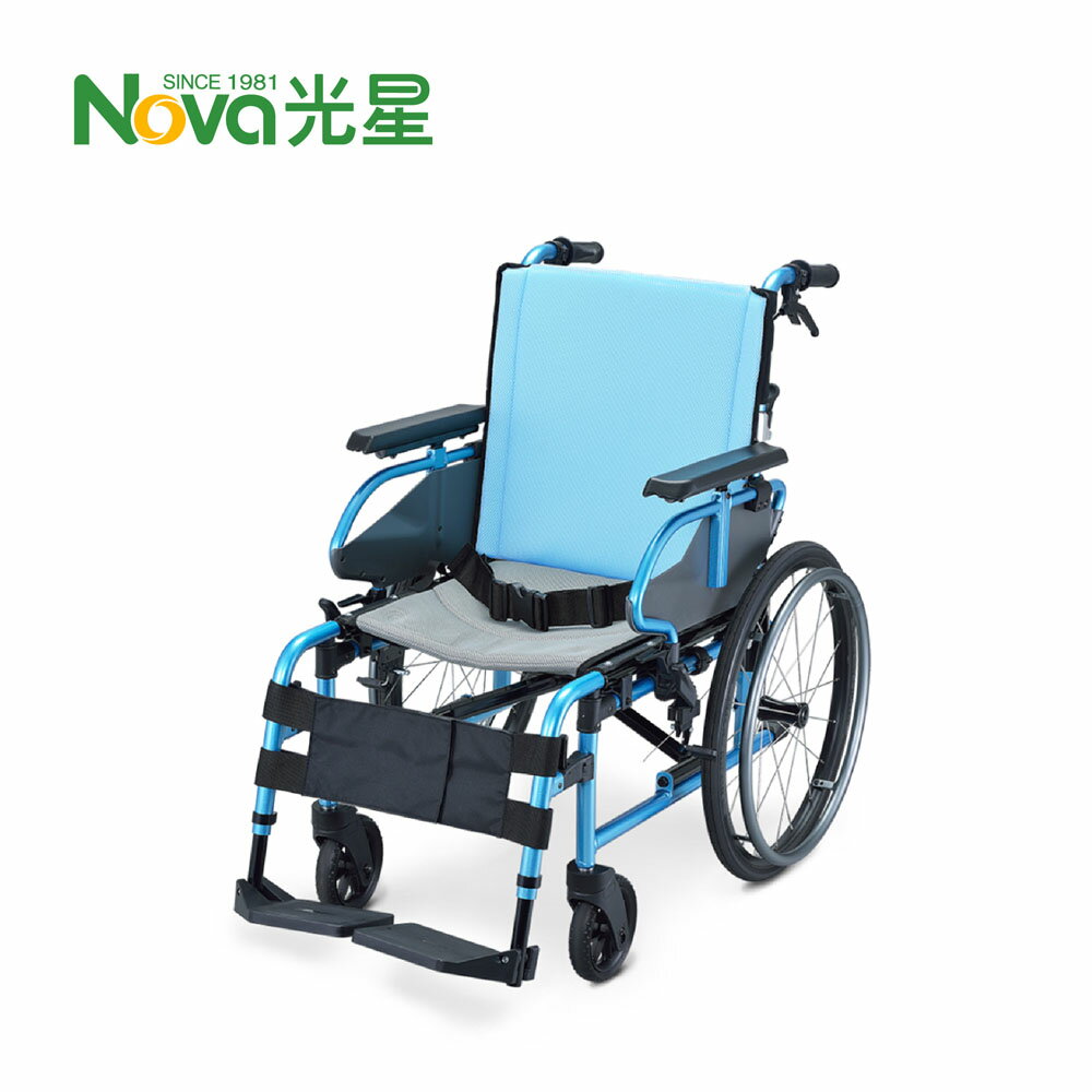 [杏一獨賣] 光星 Twinco 介護移位型輪椅-薩法爾藍 (單台)【杏一】