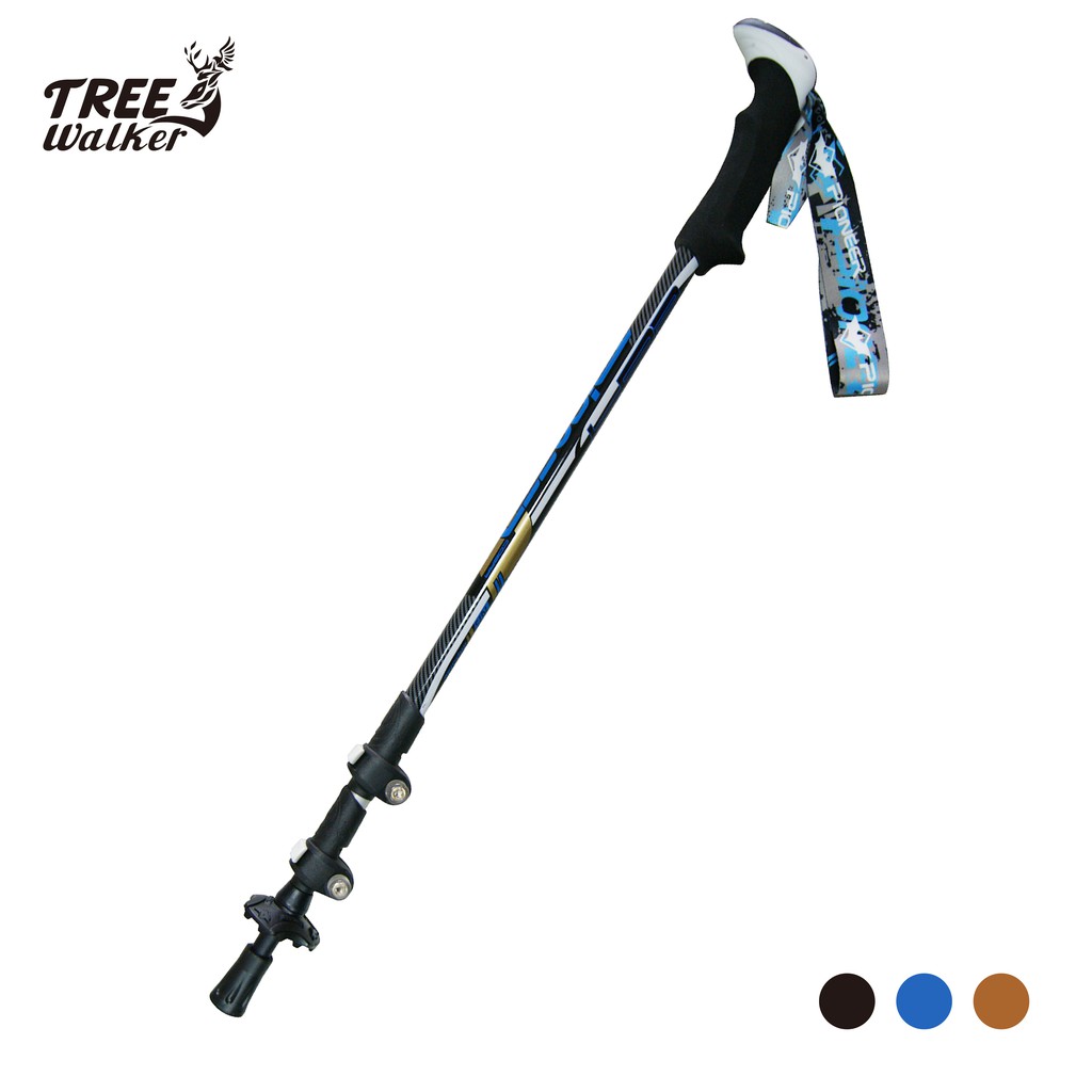 【Treewalker露遊】開拓者7075鋁合金抗彎 登山杖 pioneer 輕量助力杖 高質感優質健走杖
