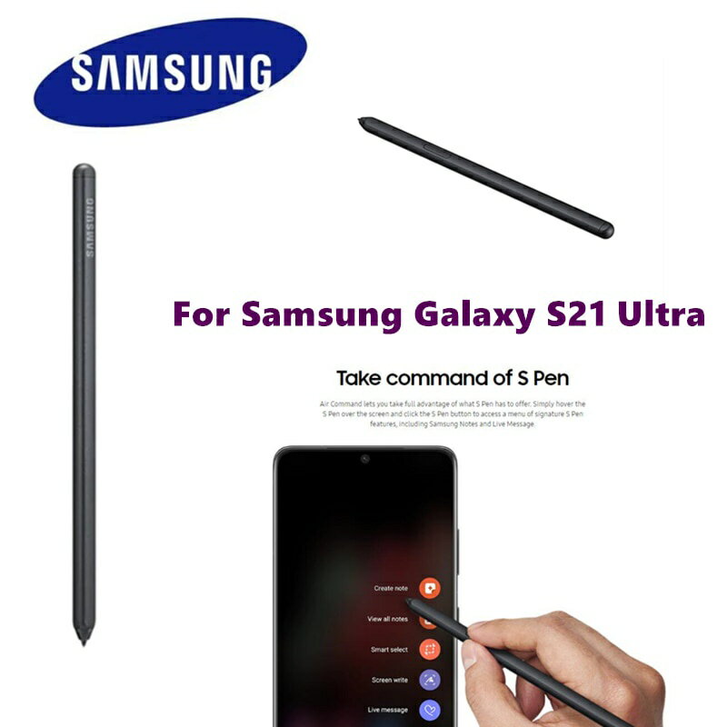 適用於 Samsung Galaxy S21 Ultra 5G S Pen SMG998 手寫筆觸摸筆 S PEN