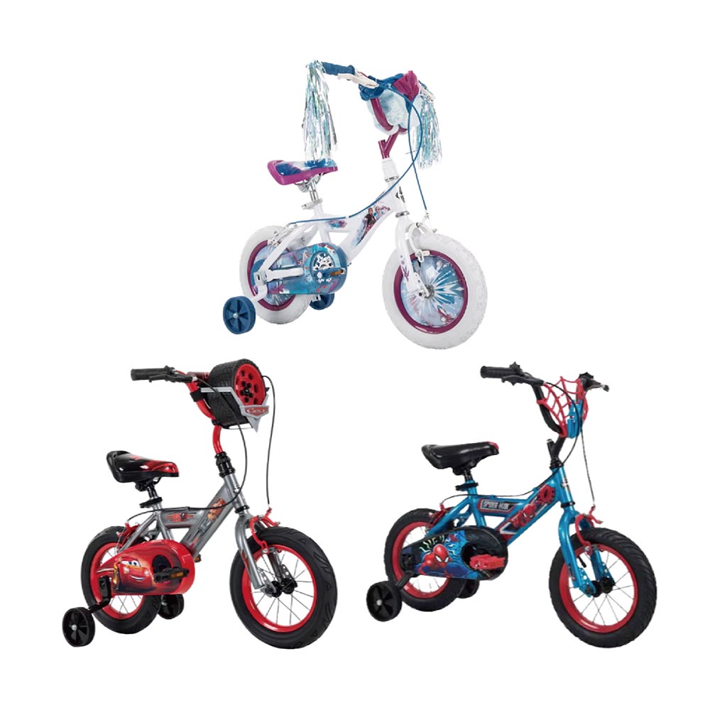 HUFFY 迪士尼兒童快裝自行車｜汽車總動員/冰雪奇緣/漫威蜘蛛人｜12吋【悅兒園婦幼生活館】