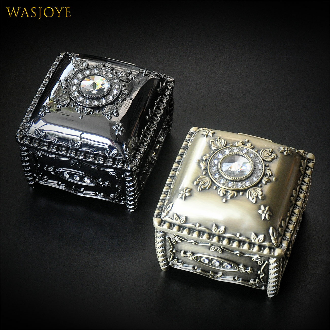 Wasjoye芙蕾雅復古歐式韓國公主首飾盒飾品收納盒珠寶項鏈戒指盒