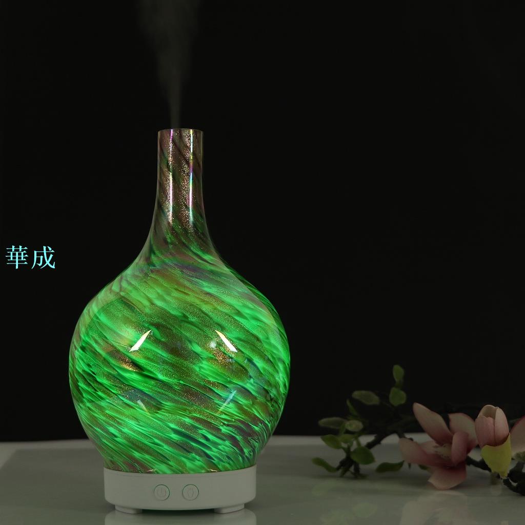 源頭工廠玻璃加溼器家用室內香薰霧化器 100ML精油擴香辦公室加溼