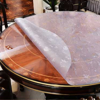 訂製透明桌墊防水透明塑膠桌墊PVC膠墊圓形桌墊方形桌墊免洗磨砂軟質膠墊【AAA3212】
