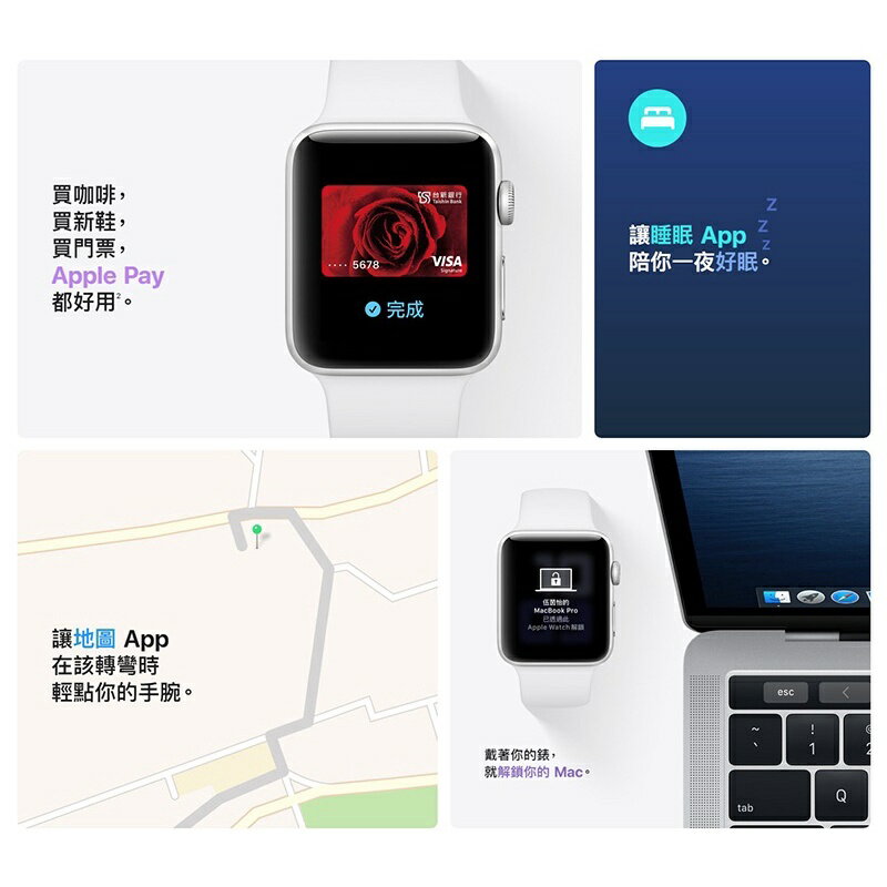 強強滾生活【裸錶APPLE WATCH SERIES 3 GPS+行動網路】A1891 42MM | 強