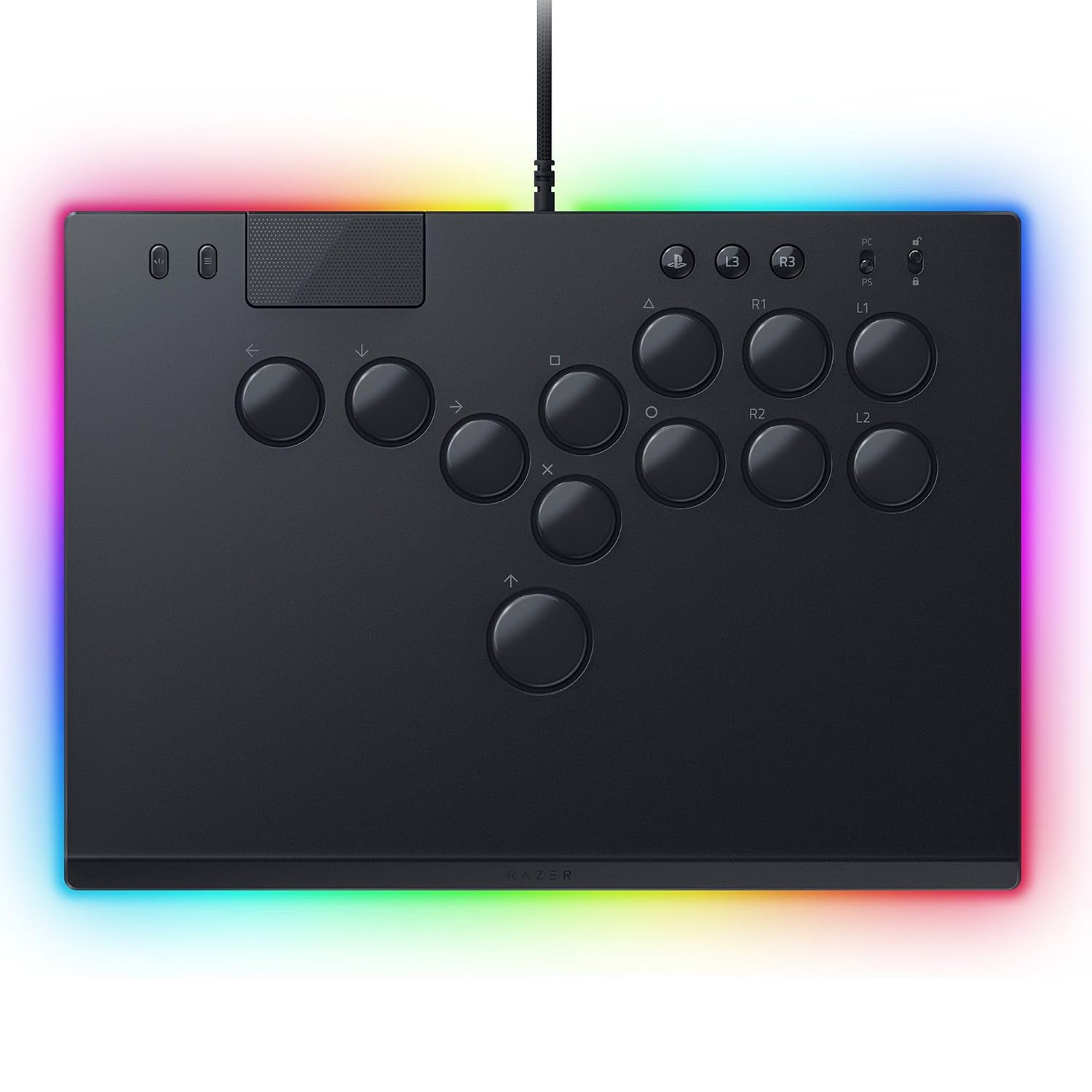 預購中 訂購後3-7日交貨 一年保固 [PS5周邊] Razer Kitsune 全光軸按鈕街機控制器+PS5 鐵拳 8 Tekken 8 中文版