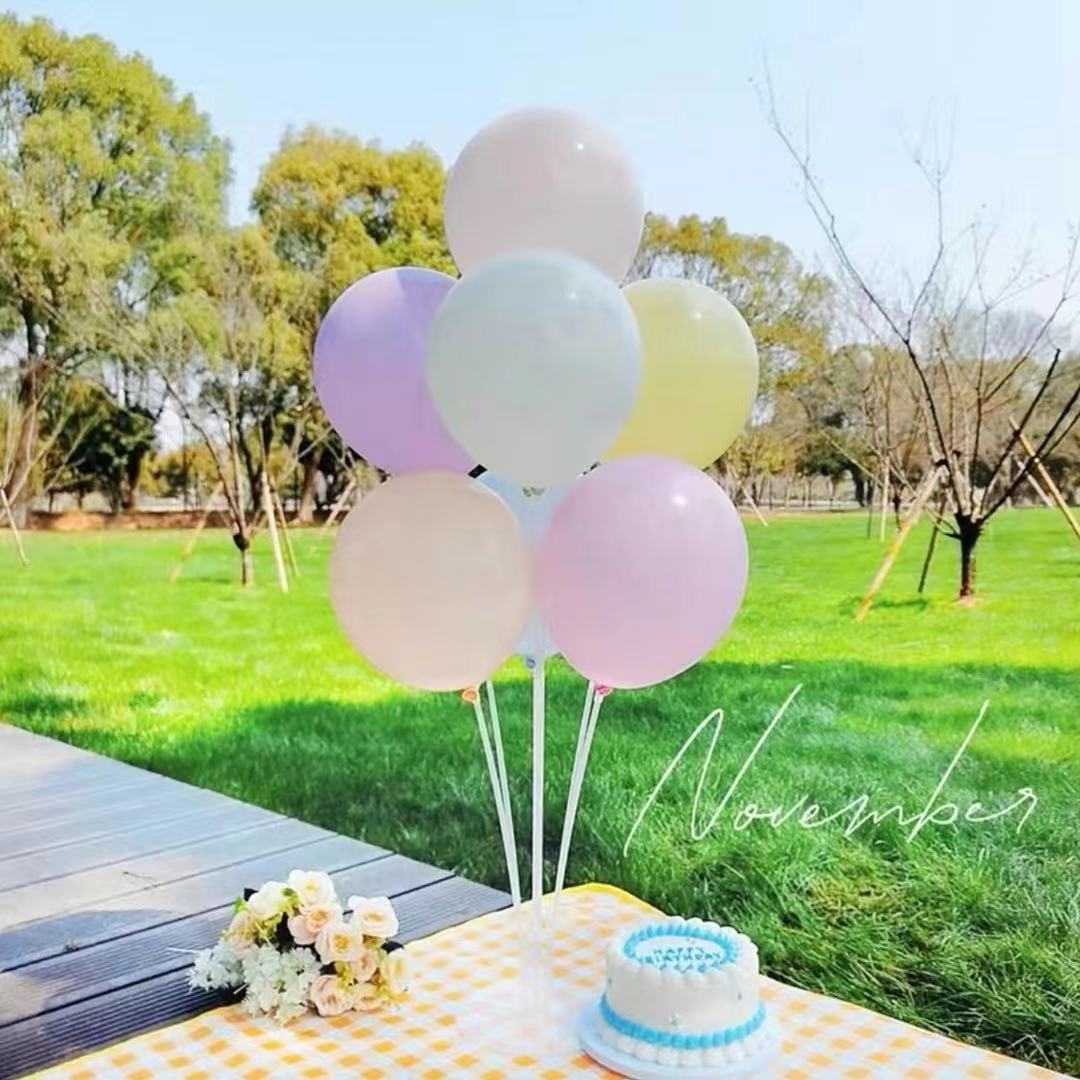 網紅氣球地飄野餐用品ins春游拍照生日派對裝飾創意道具場景布置