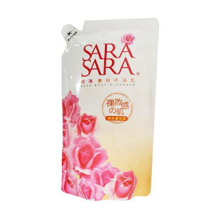SARA SARA 莎啦莎啦玫瑰嫩白沐浴乳補充包(800g/包) [大買家]