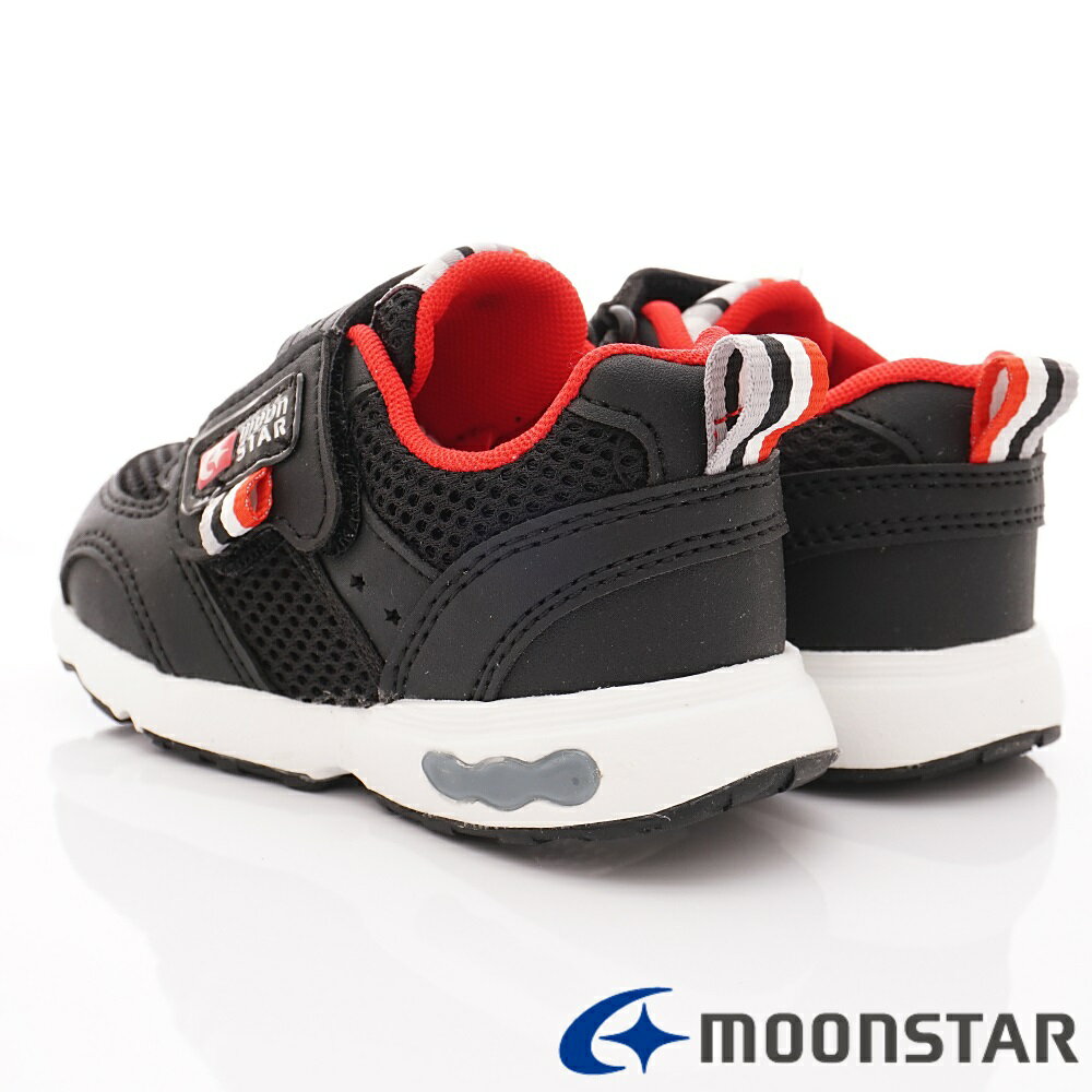 日本月星Moonstar機能童鞋Carrot四大機能系列3E寬楦速乾鞋款21462黑(中小童段/中大童段) 5