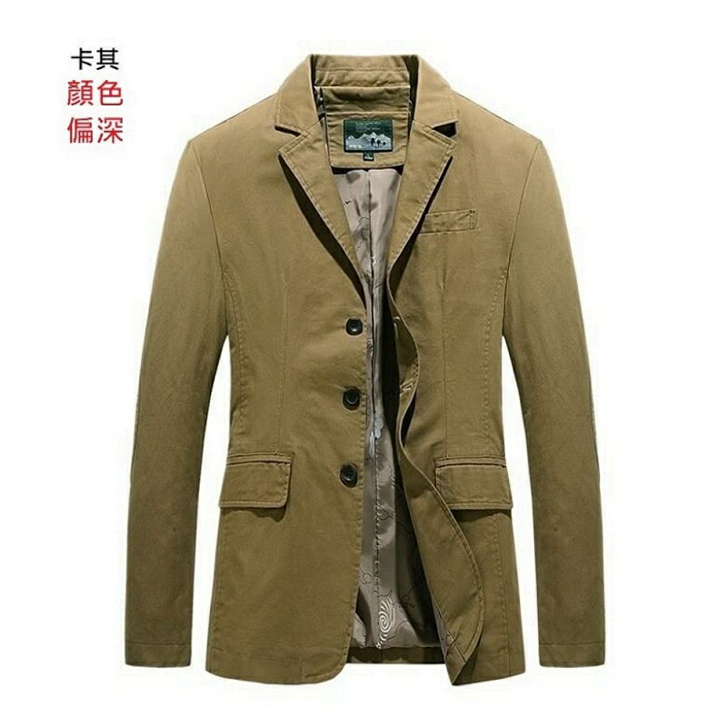 【巴黎精品】現貨秒發 西裝外套休閒西服-舒適純棉修身春夏薄款男外套3色a1ck11