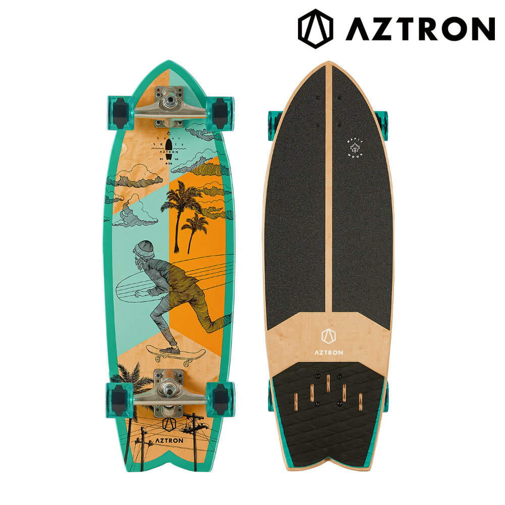 Aztron 衝浪滑板 STREET 31 Surfskate Board AK-302 / 街板 衝浪 滑板 極限運動