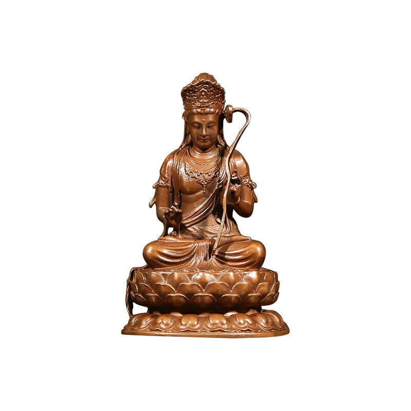 {保固一年 可打統編}佛香天逸紫銅文殊普賢菩薩地藏王菩薩觀音菩薩四大菩薩迷你小佛像 1