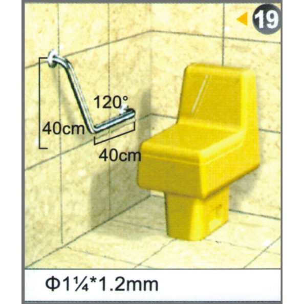 不銹鋼安全扶手-19 (1.2＂*1.2mm)40cm*40cm扶手欄杆 衛浴設備 運費另問
