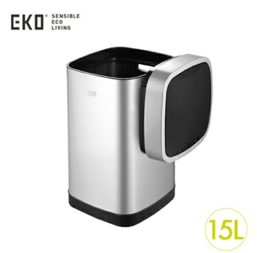 金時代書香咖啡 EKO臻美 感應環境桶 15L EK9288MT-15L 砂鋼 HG1662-3