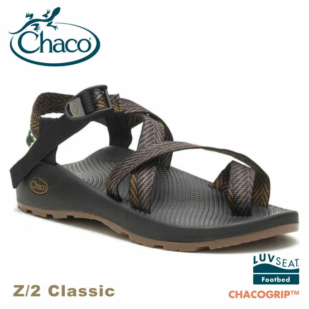 【CHACO 美國 男 越野運動夾腳款涼鞋《蕨葉青銅》】CH-ZCM02HI311/運動涼鞋