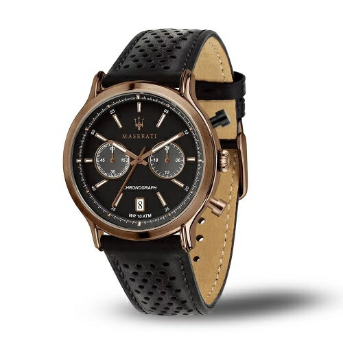 送禮首選★MASERATI 瑪莎拉蒂 POCA RACING計時皮帶腕錶42mm(R8871638001) 附提袋【全館滿額折價★APP下單點數4倍送】線上購買享 實體門市同步服務