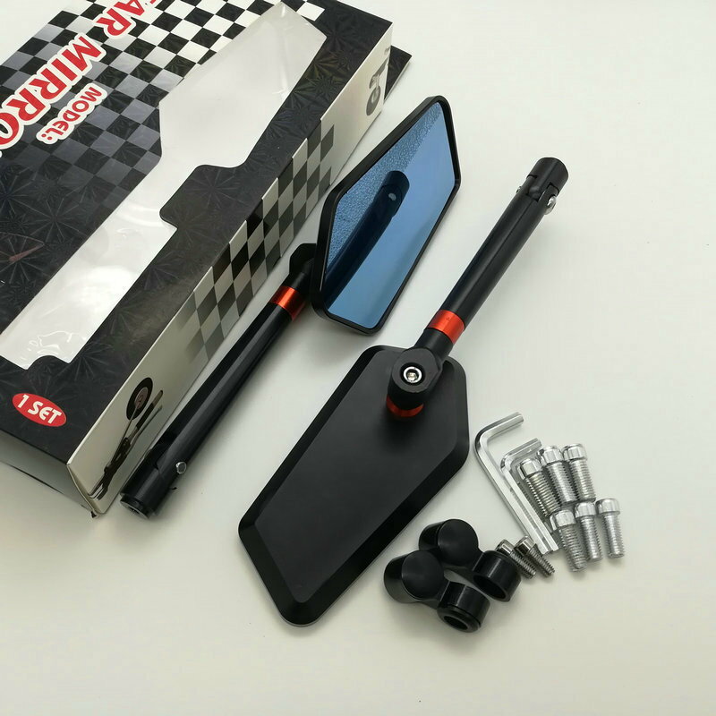 黃龍600KTM雅馬哈TMAX530摩托車改裝CNC後視鏡 電摩通用款反光鏡