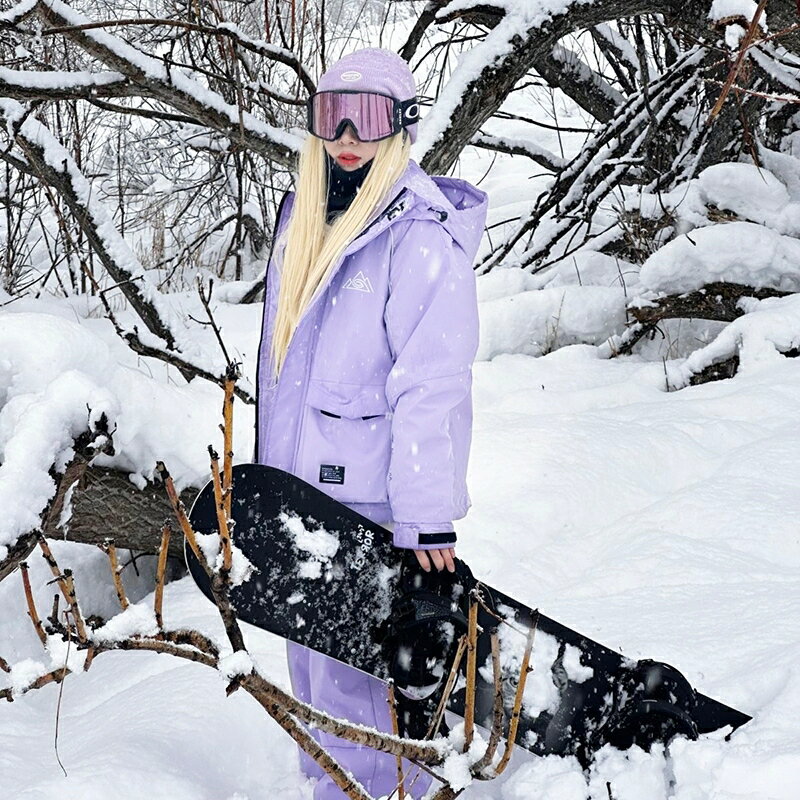 【男女同款 防風防水 禦寒保暖】冬季防水滑雪服套裝 滑雪外套 滑雪褲 雪衣外套 情侶滑雪服 滑雪套裝 雪地服 雪衣