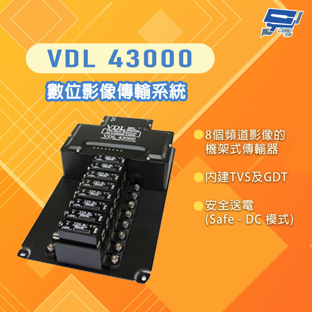 昌運監視器 VDL43000 數位影像傳輸系統 IP攝影機遠距單軸傳輸(請來電洽詢)