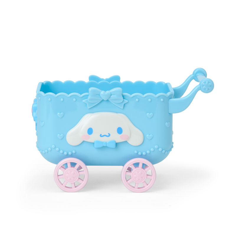 asdfkitty*大耳狗 推車造型小物收納盒 置物盒 整理盒-日本正版商品