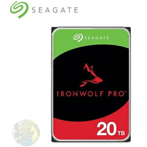 【含稅公司貨】Seagate希捷 20TB IronWolf 那嘶狼 Pro NAS硬碟彩盒裝 ST20000NE000