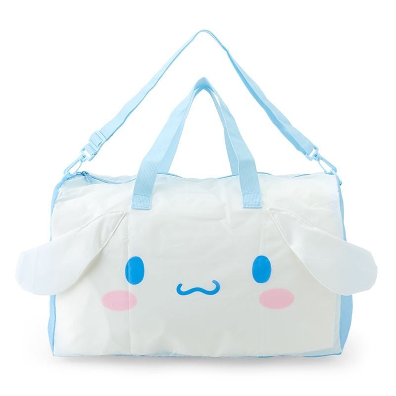 asdfkitty*大耳狗 大臉版 行李箱拉桿手提袋 斜揹包 波士頓包 可收納購物袋-正版商品