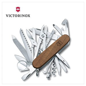 VICTORINOX 瑞士維氏 瑞士刀 Swiss Champ Wood 29用/91mm/胡桃木 1.6791.63