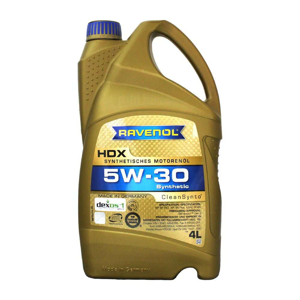 RAVENOL HDX 5W30 合成機油 4L