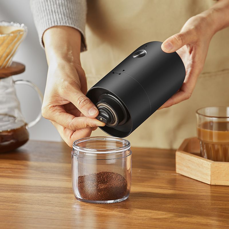 咖啡豆研磨機 磨豆機 電動磨豆機家用小型手搖咖啡豆研磨機便攜全自動研磨器手磨咖啡機