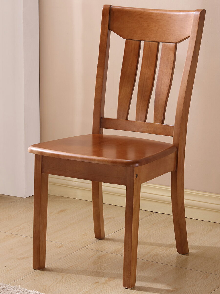 全實木椅子靠背椅餐椅家用簡約現代書桌椅凳子休閒飯店餐廳餐桌椅【青木鋪子】