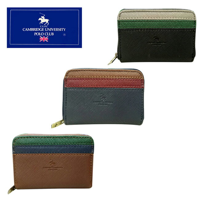 【日本正版】C.U.P.C 皮革 零錢包 男士零錢包 錢包 劍橋大學 馬球俱樂部