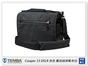 Tenba Cooper 13 DSLR 酷拍 肩背帆布包 灰色 637-403 (公司貨) 側背包 相機包【跨店APP下單最高20%點數回饋】