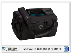 【折100+10%回饋】Tenba Cineluxe 16 戲影 肩背 錄影包 黑色 637-501(公司貨)類醫生包 相機包 側背包【跨店APP下單最高20%點數回饋】