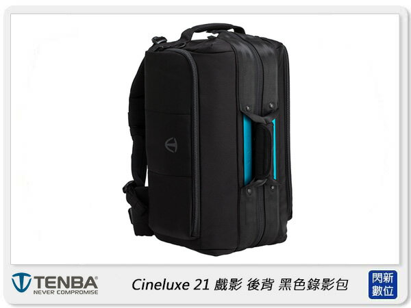 Tenba Cineluxe 21 戲影 後背 錄影包 黑色 637-511(公司貨)類醫生包 相機包【APP下單4%點數回饋】