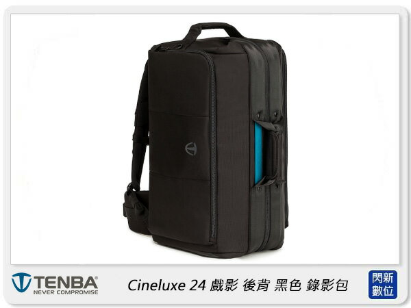 Tenba Cineluxe 24 戲影 後背 錄影包 黑色 637-512(公司貨)類醫生包 相機包【APP下單4%點數回饋】