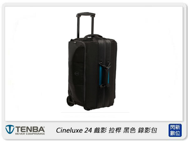 Tenba Cineluxe 24 戲影 拉桿 錄影包 黑色 637-522(公司貨)類醫生包 相機包【APP下單4%點數回饋】