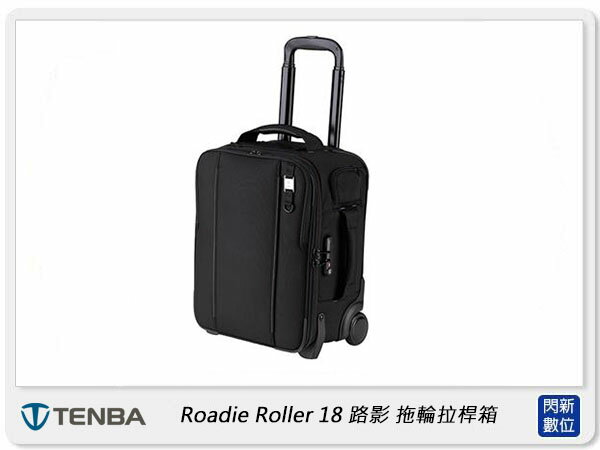 Tenba 天霸 Roadie Roller 18 路影 拖輪拉桿箱 相機包 攝影包 黑色 (公司貨)【APP下單4%點數回饋】