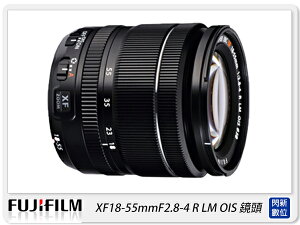 FUJIFILM XF 18-55mm F2.8-4 R LM OIS 鏡頭 (18-55 2.8-4;恆昶公司貨一年保固)【跨店APP下單最高20%點數回饋】