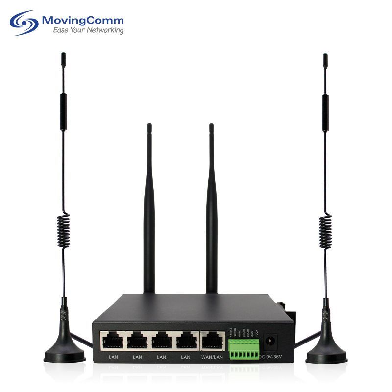 批發300M物聯網工業閘道器RS232RS485串列埠插卡WiFi無線4G工業路由器【Snowbelle優選】