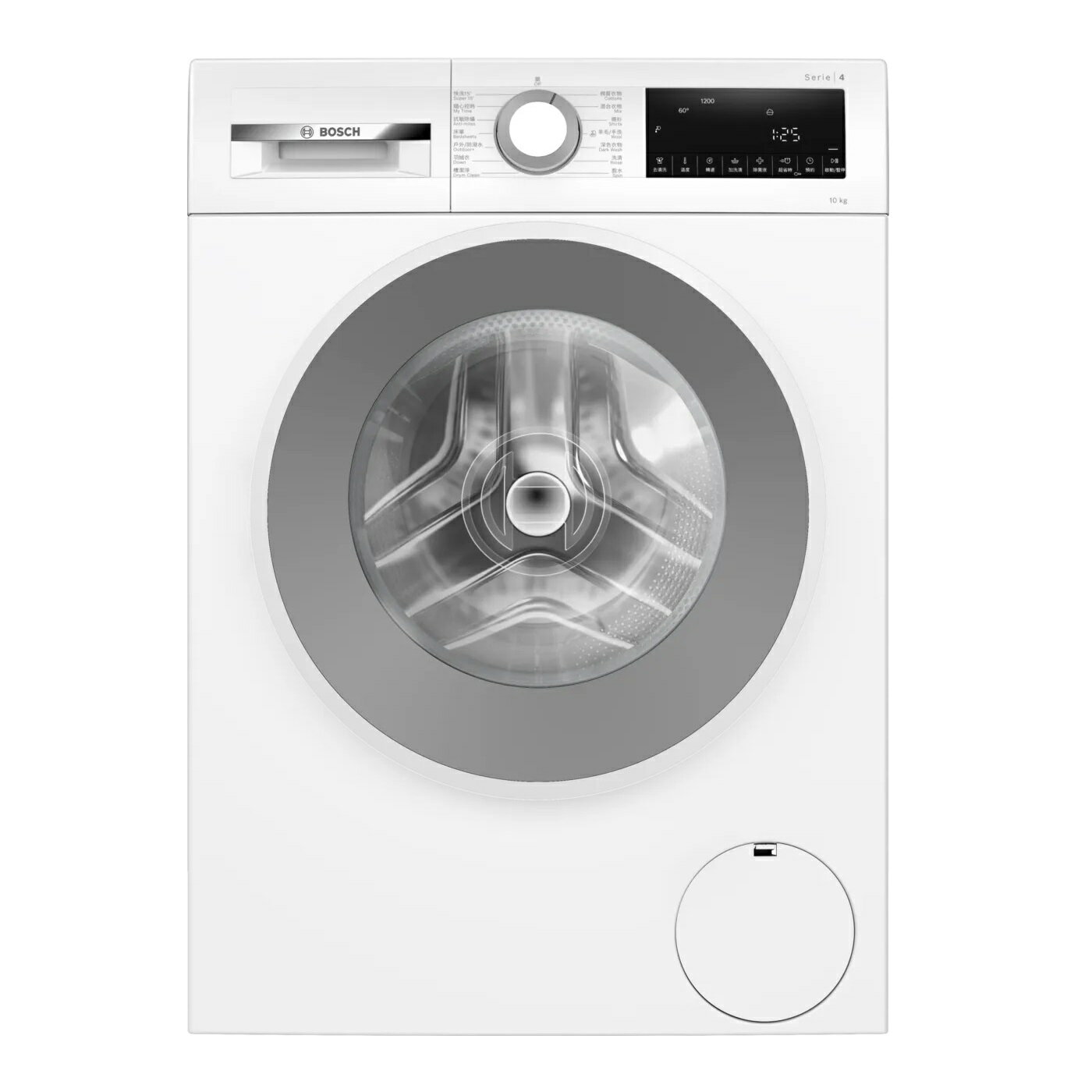 【領券折200】【得意家電】德國 BOSCH 博世 WGA15200TC 4系列 滾筒洗衣機(歐規10kg)(220V) ※熱線07-7428010