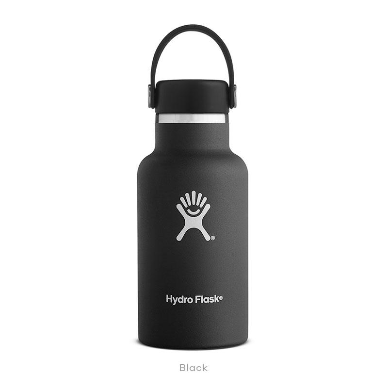 【【蘋果戶外】】Hydro Flask【標準口/355ml】12oz 355ml 黑 美國不鏽鋼保溫保冰瓶 保冷保溫瓶 不含雙酚A