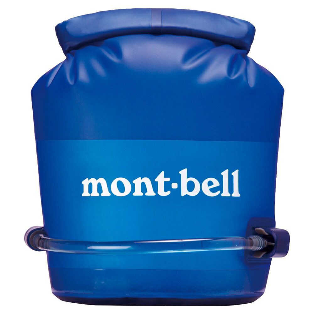 ├登山樂┤日本 mont-bell L FLEX WATER CARRIER攜帶式水桶 4L深藍 # 1124601