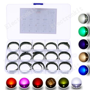 15種顏色LED貼片發光二極管0805燈珠粒家電照明指示信號燈DIY維修