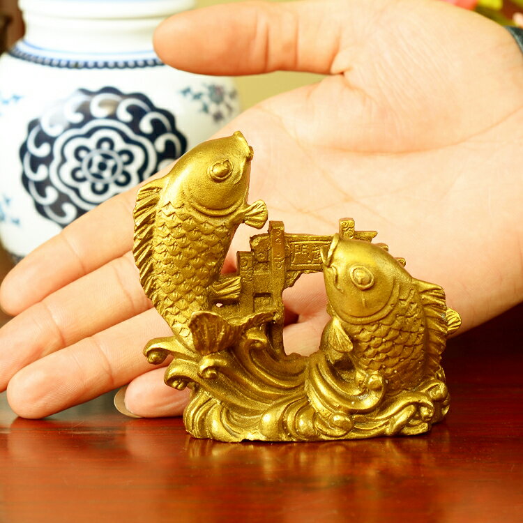 銅器 鯉躍龍門 客間 茶台 机 事務室 風水開運 装飾品 工芸品 置物 銅器 鯉躍龍門 客間 茶台 机 事務室 風水開運 装飾品 工芸品