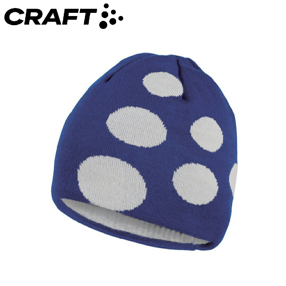【CRAFT 瑞典 大LOGO帽《藍/灰》】197614/保暖帽/針織帽/毛線帽/休閒帽/羊毛帽