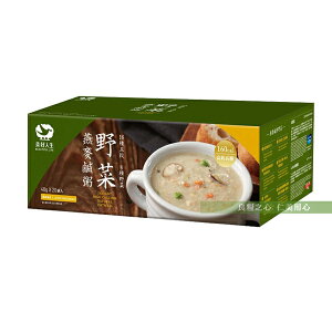 美好人生 高鈣野菜燕麥鹹粥(20包/盒)