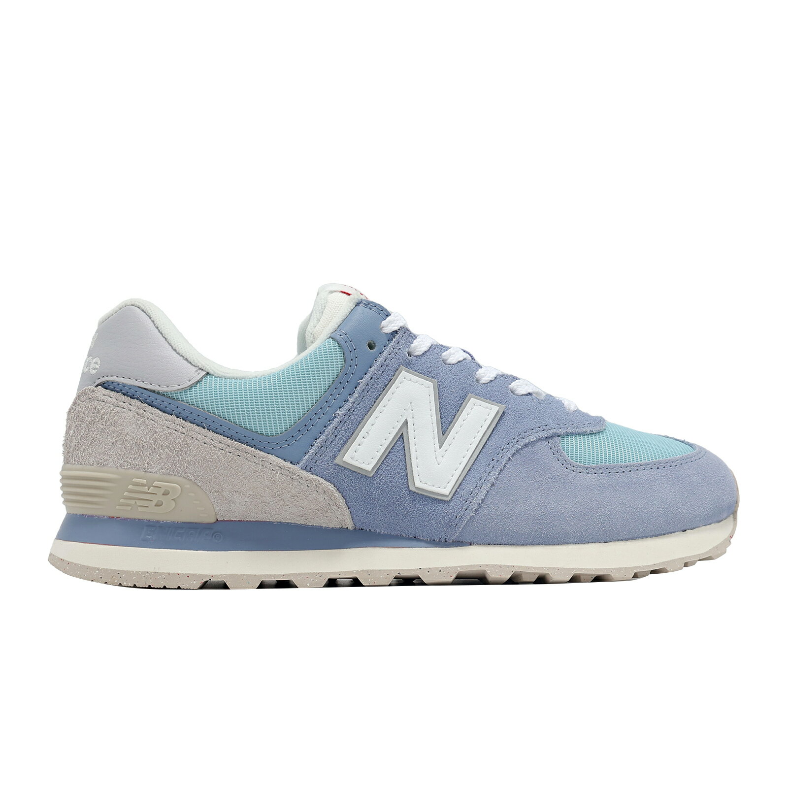 New Balance NB 休閒鞋 574 男鞋 女鞋 藍 灰 麂皮 經典 情侶鞋 NB U574BLG-D 4