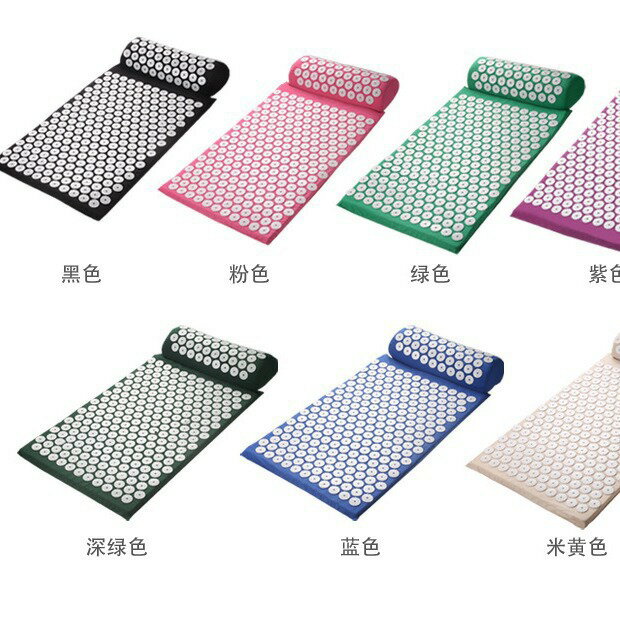 針刺墊穴位按摩枕頭健身運動墊蓮花墊瑜伽用品++